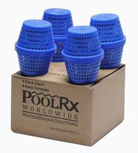 Pool RX 101003 Swimming Pool Algaecide, 4 Pack, Blue